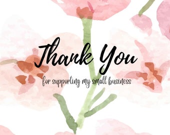 10 Designs Small Business Thank You tag Digital (Aesthetics)