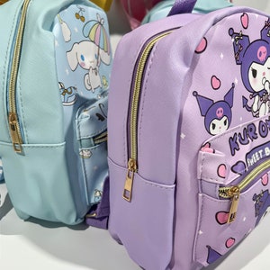 Kuromi Anime Imprimé Cartable Sac À Dos 