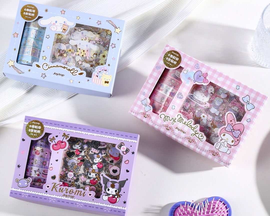 Cute Washi Tape Sweet Sticker Box Set Bullet Journal - Etsy
