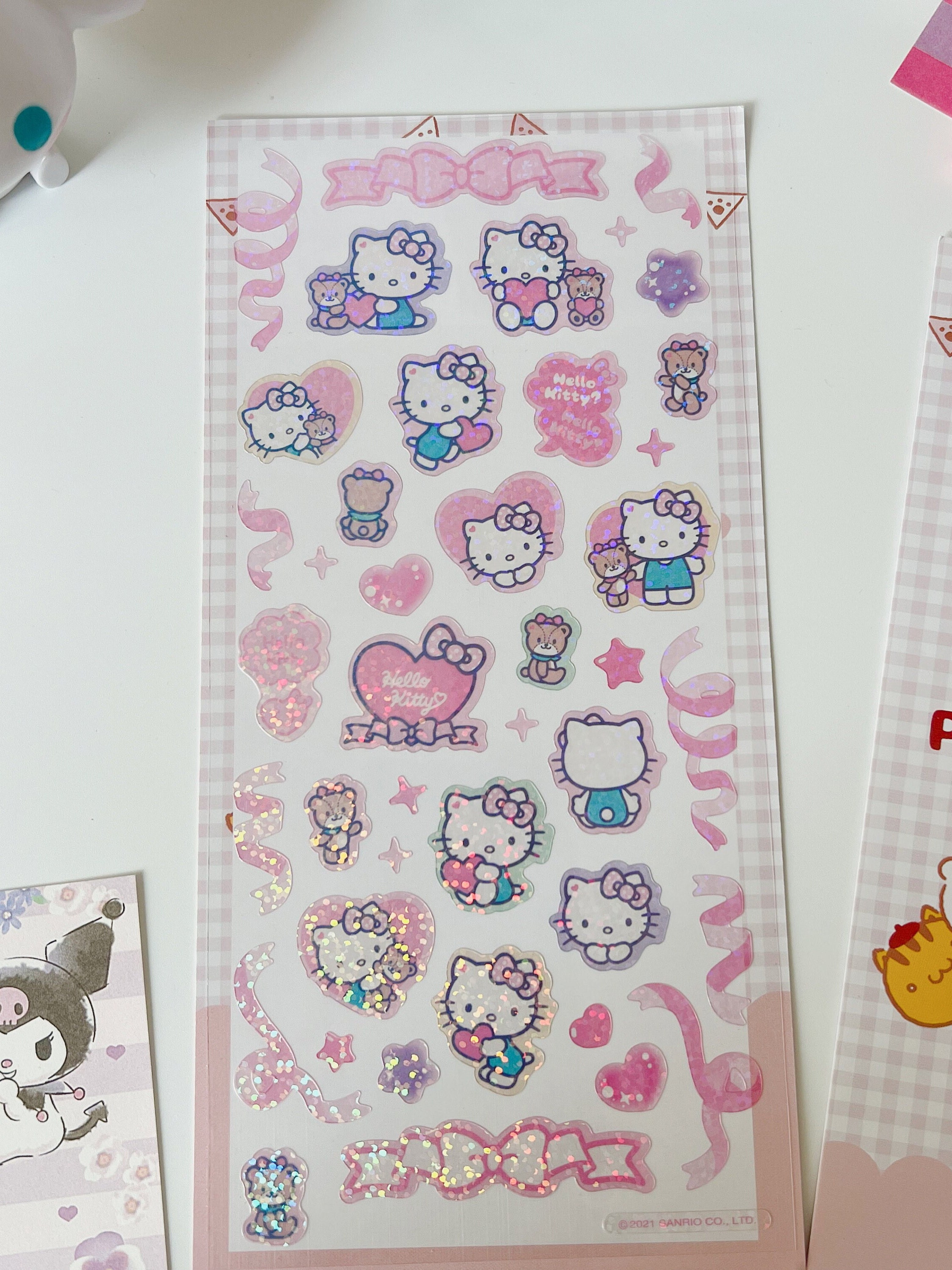 Kawaii Sanrio Glittery Tape Sticker – kawaiienvy