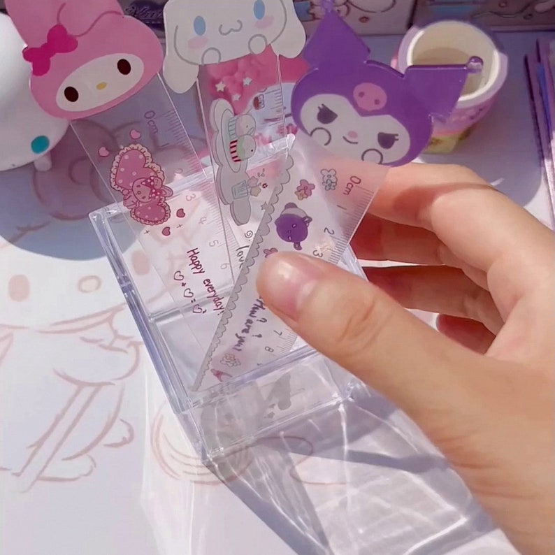 Cute Ruler Drawing Ruler Stationery Kawaii Ruler Stationary Etsy