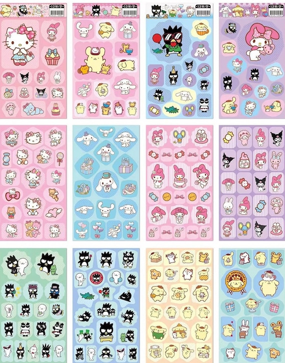 Cute Sticker Pack Kawaii Sticker Set Sticker Bullet Journal Sticker  Accessory Mug Laptop 