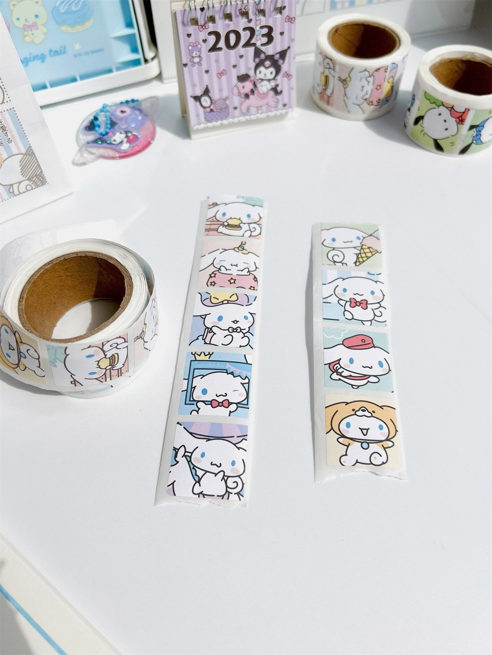 Cute Sticker Tape Roll Kawaii Sweet Sticker Sealer Paste Roll - Etsy