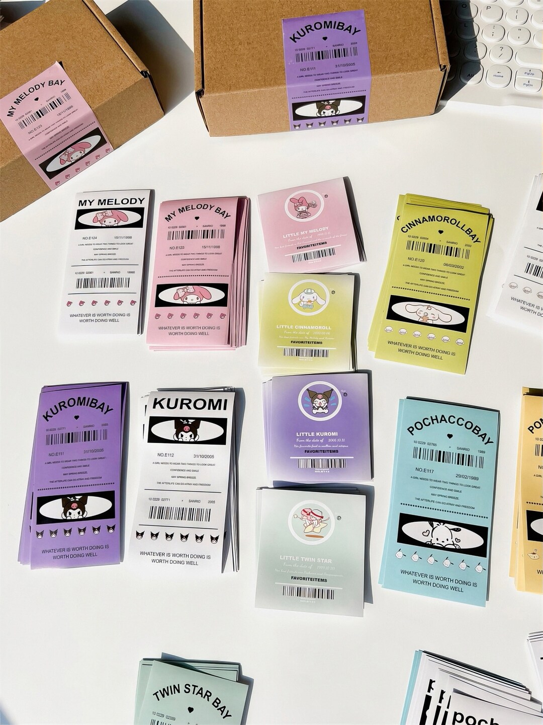 Cute Character Inspirational Stickers, Adorable Gift Wrapping Tags ...