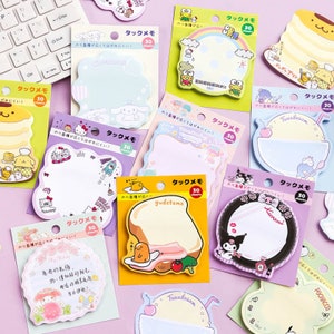 Cute Sticky Notes Kawaii Note Pads Small Self-Sticky Note Personalized Sticky Notes School Supplies Fun Office Supplies, 3 in