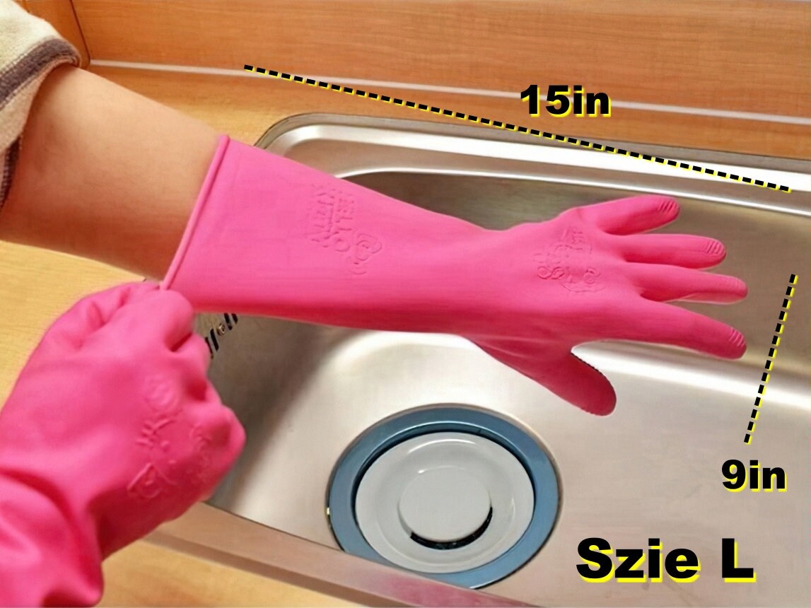 Gants en caoutchouc mignons gants de cuisine Kawaii nettoyage