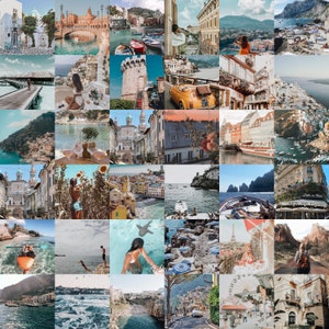 100pc Digital Travel Photo Collage Kit