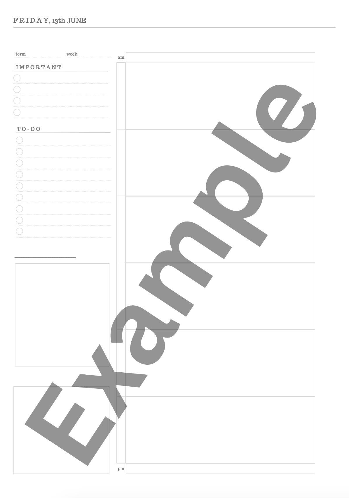 Teacher Daily Dated Diary (2025) - Etsy