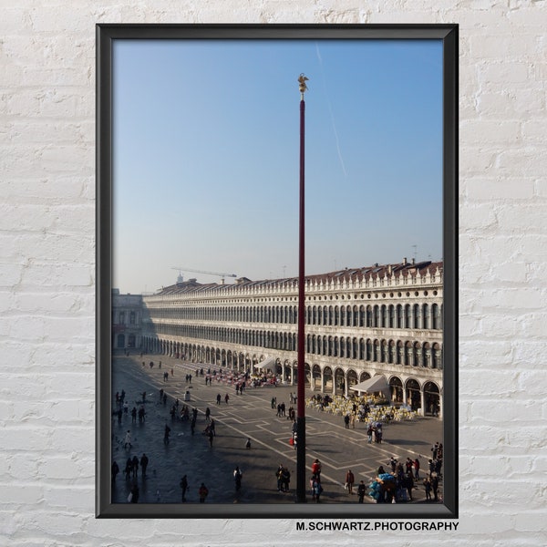 Venice, Italy - Printable Wall Art - Digital Download Photo - Travel Photography - European Holiday - Piazza San Marco Venice