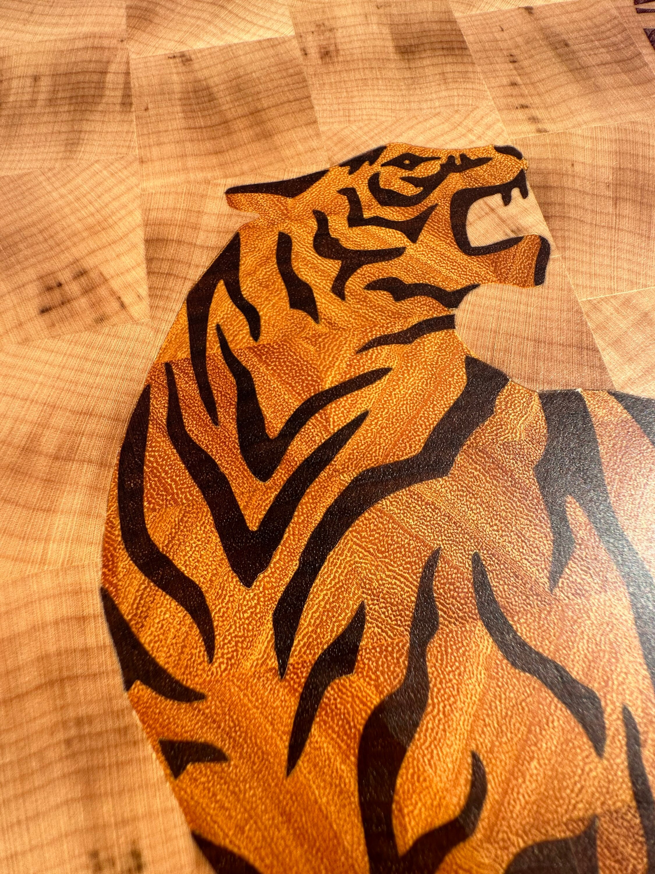 Tiger Cutting  Board