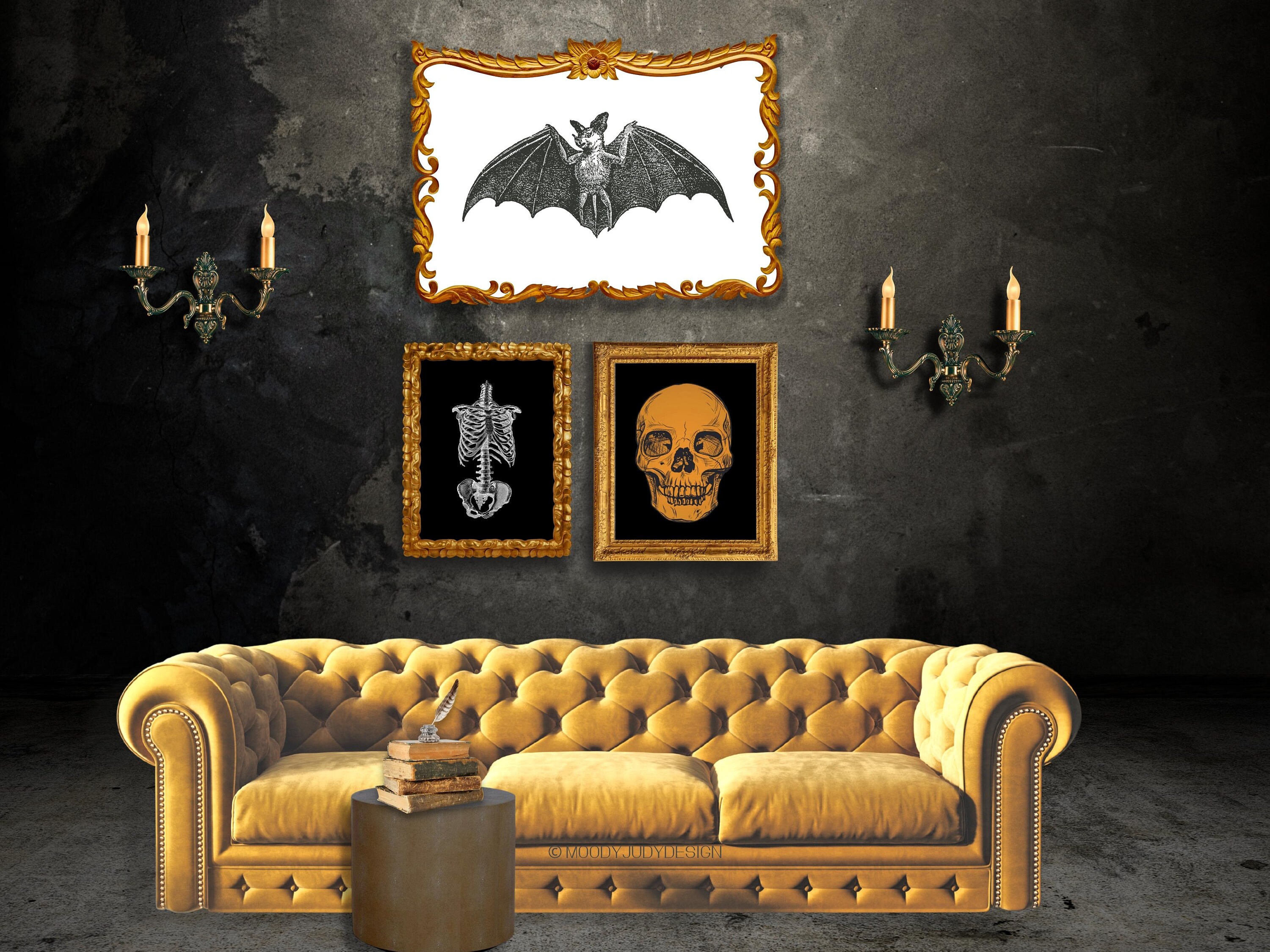 Halloween Art Mega Bundle Set of 16 Printables Gallery - Etsy