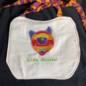 One Eyed Little Monster Bib