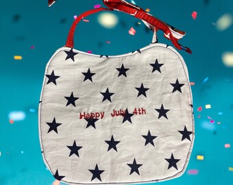 39.  Happy July 4th bib