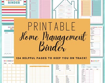 Ultimate ADHD Home Management Planner Bundle | Digital Planner | Printable PDF | OneNote Compatible | Home Organization System
