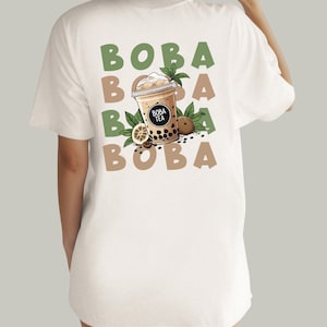 Comfort Colors Unisex Boba Tea T-Shirt, Boba Shirt, Boba Lover Tee, Gift for Tea Lover