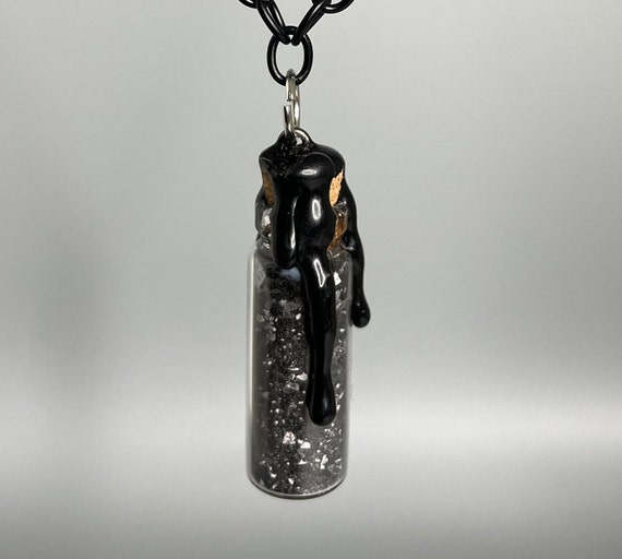 Black Salt Protection Spell Jar 