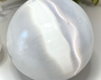 Selenite Spheres - Satin Spar