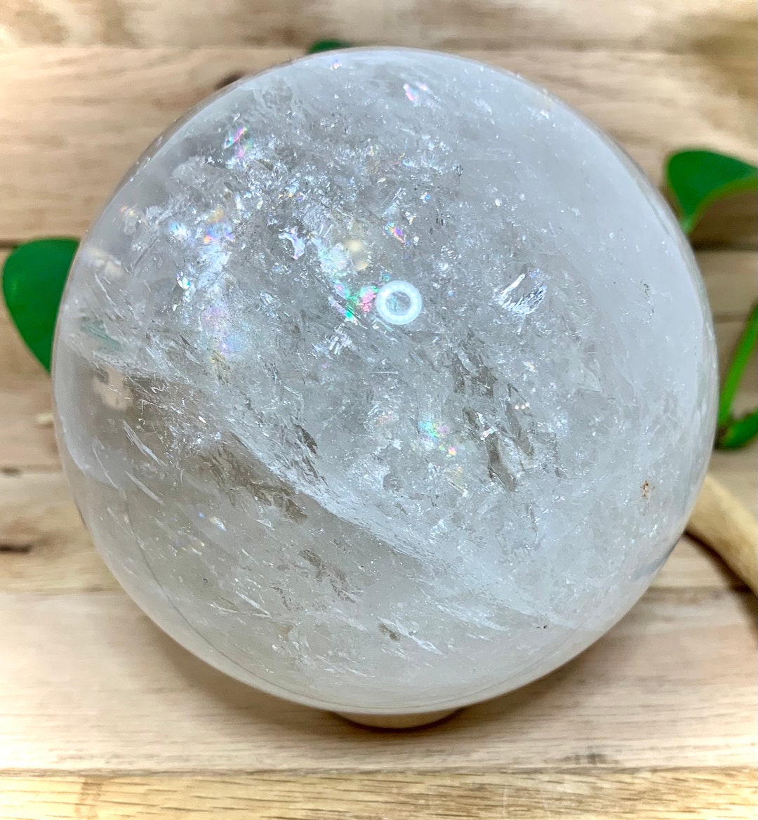 Clear Quartz Spheres Extra Large Natural Clear Quartz Etsy