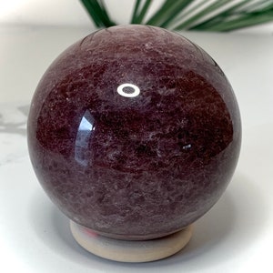 Strawberry Quartz Spheres - Tanzberry Quartz, Crystal Sphere