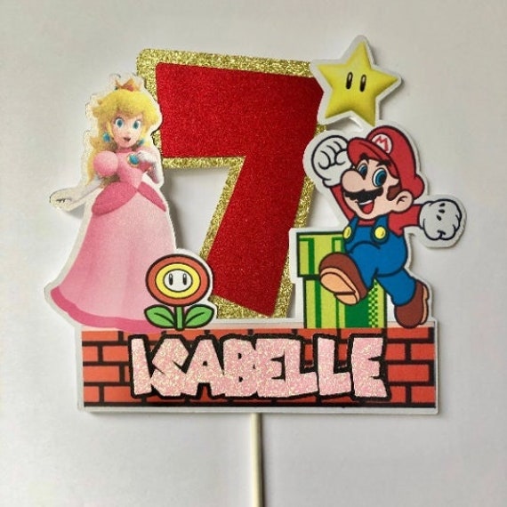 Princess Peach Cake Topper Super Mario Princess Cake Topper 