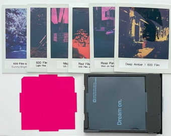 Duochrome Filters for Vintage SX-70 and Modern Polaroid 600 Cameras! Make Your Own Polaroid Duochrome Film