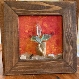Pebble Art - Cacti