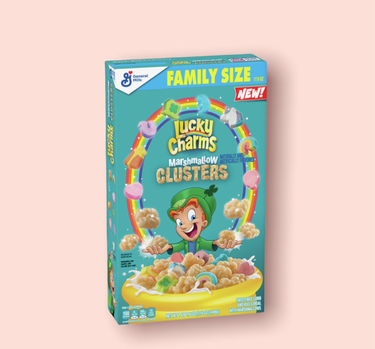 Lucky Charms Marshmallow Clusters Cereal Etsy UK