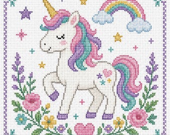 Unicorn Cross-stitch pattern