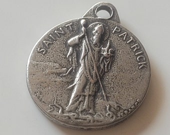 3/4&quot;St Patrick + Brigid Medal 5/10/20 Stück Vintage Brigitta Patrick Schütte