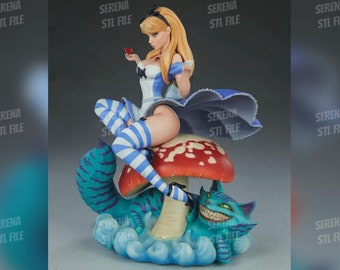 Alice in Wonderland 3D Prints STL File