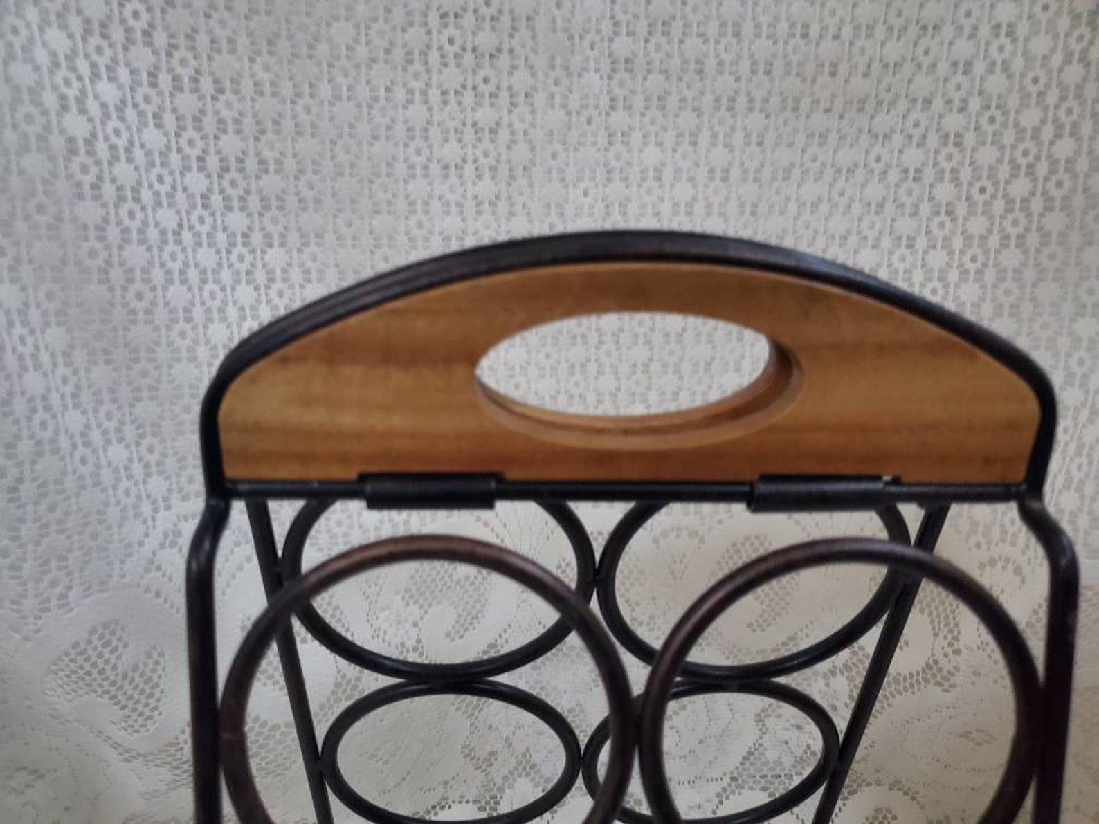 Mikasa Gourmet Basics 6 Wine Bottles Display Holder Foldable Rack Etsy