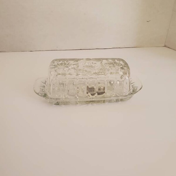 Glass Butter Dish Etsy