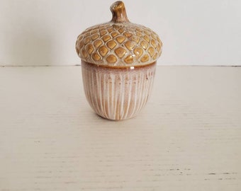 Acorn Ceramic Palette or Trinket Dish