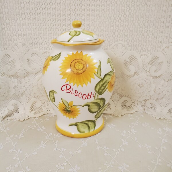 Nonni Biscotti Jar Etsy