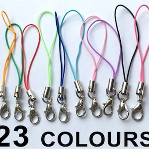 10x  Lanyard Lariat Strap Cord Lobster Clasp Rope Key Chain Hook Mobile Set Charm Holder Key Ring Bag Accessories