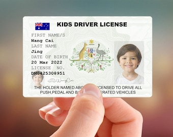 Kids Photo Driving Licence, Party Licence,fake ID, Dog Driving Licence,