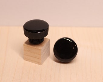 Solide Schwarze JAM / DANCE Plugs für Rollschuhe 5/8"