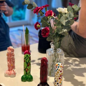 ペニスペイントキット：6.5インチのセラミックウィリー、独身パーティーアートアクティビティ