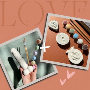 Couples Date Night Painting Bundle for Two | DIY Cheeky Ceramic Painting at Home | Unique Date Night Idea