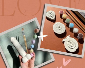 Brutale keramische schilderset voor stellen | DIY-date-avond voor volwassenen
