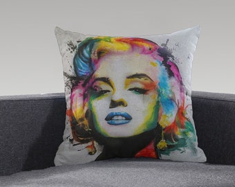 Marilyn Monroe Custom Short Plush Pillow