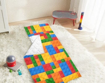 Lego Toy Blocks Kids Sleeping Bag-Little Kid