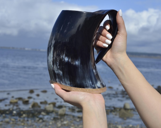 Drinking Horn Tankard OX Horn Mugs