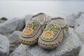 Artisan Beaded Moccasins Authentic Leather Hand Beaded and Swen product logo