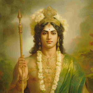 Murugan, Karthikeya, Swaminathan, Hindu, Tamil God, Thaipoosam, Gift - for Printable Art Work  - Digital Download