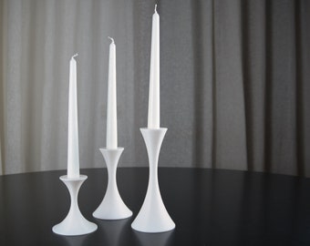 Tris porta candele - Porta candele ceramica - Porta candele  natale - Candelabro natale - Regalo di natale - Regalo per lui - regalo per lei