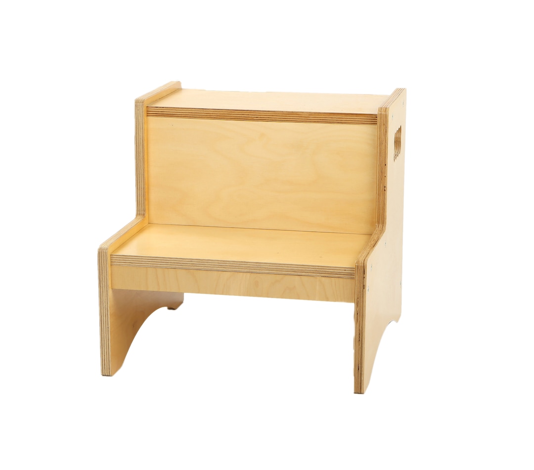 Wooden Toddler Step Stool for Kids/two Step Stool for Etsy