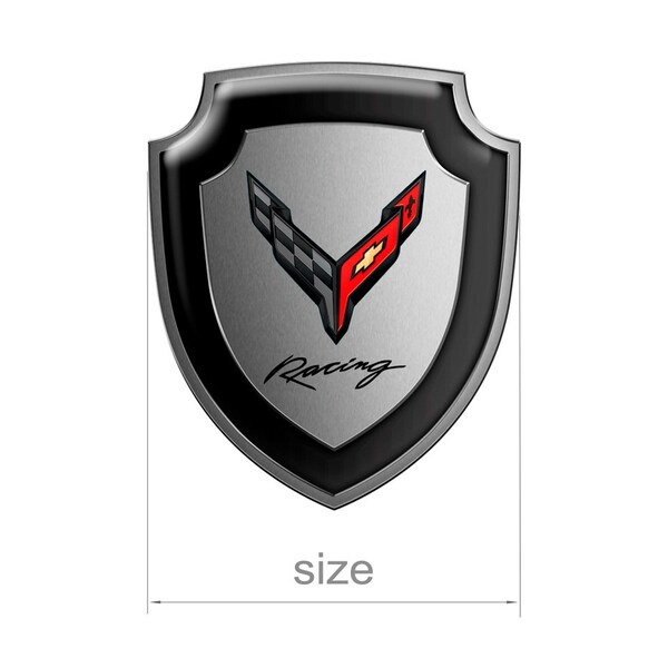 Corvette Chevrolet Vinyl Decal Window Sticker – Black Oracal 651 Self-Adhesive