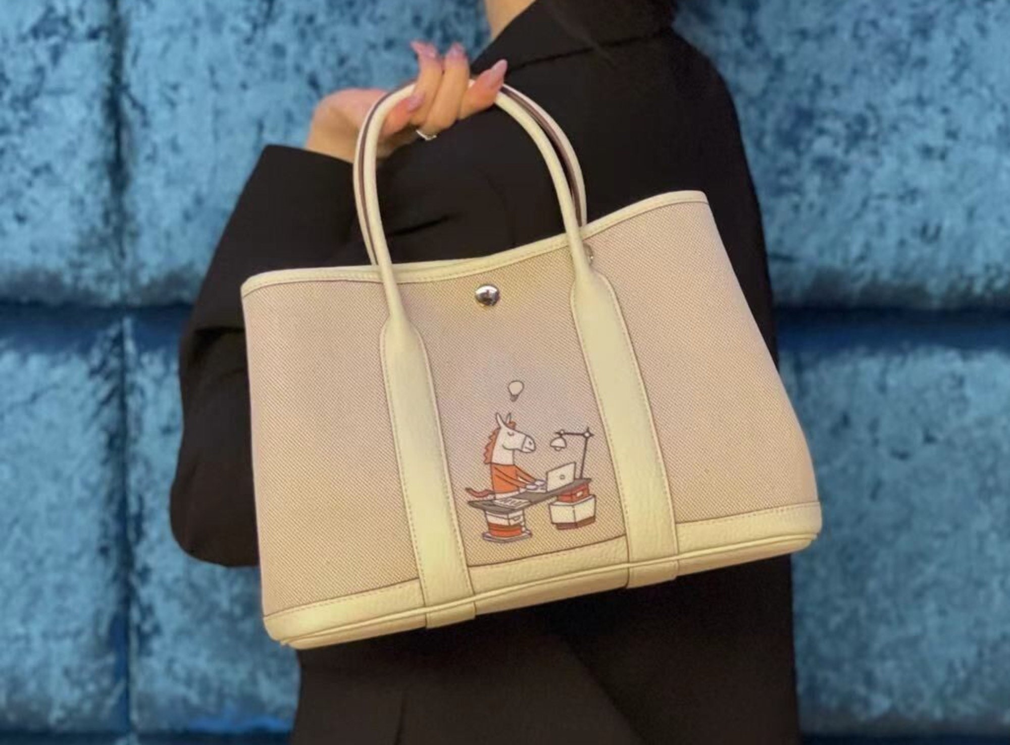 Hermes Canvas Tote -  New Zealand