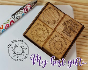 Personalized teacher stamps, Teacher rubber stamp, Teacher gift, Custom teacher stamp, rubber stamp, custom rubber stamp, personalized stamp